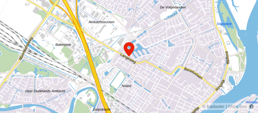 Locatie van Uitvaartzorg Meenhuis