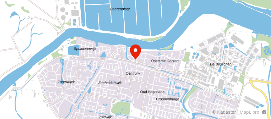 Locatie van De Groot Financieel Adviseurs