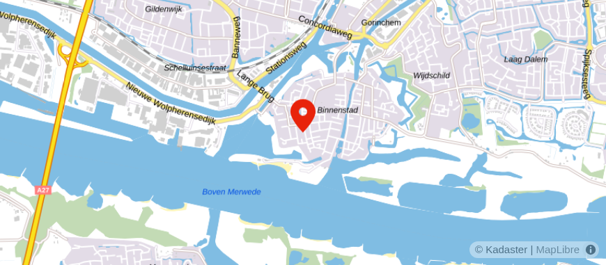 Locatie van Meeuwsen van den Pol Advocaten