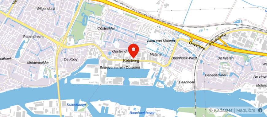 Locatie van M2E Administratie en Advies