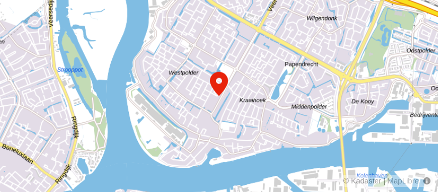 Locatie van De Hypotheekshop Papendrecht