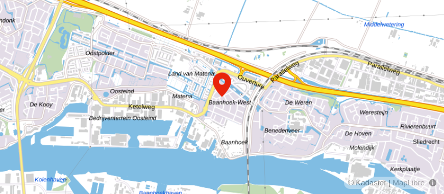 Locatie van Administratiekantoor Kaptein & Kaptein