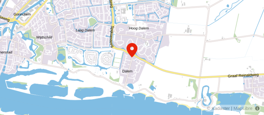 Locatie van Boveko Bedrijfsverzekeringen Gorinchem