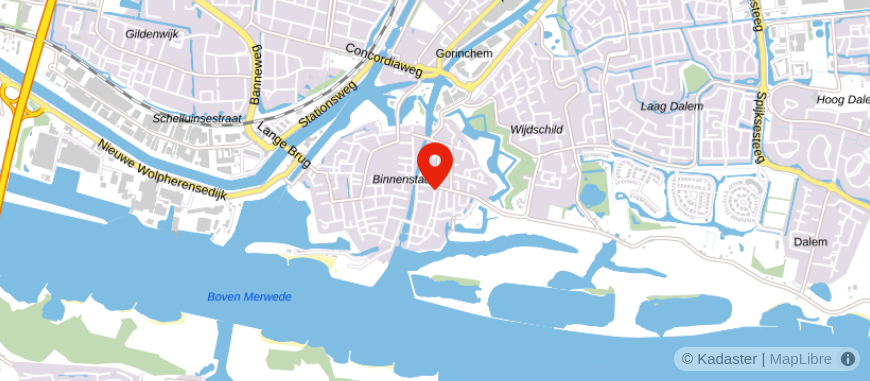 Locatie van Linders Assurantie Centrum