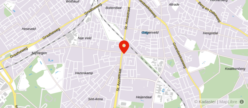 Locatie van VVAA Belastingadviseurs en Consultants