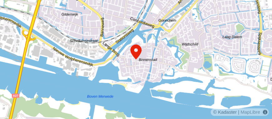 Locatie van ASN Bank Gorinchem