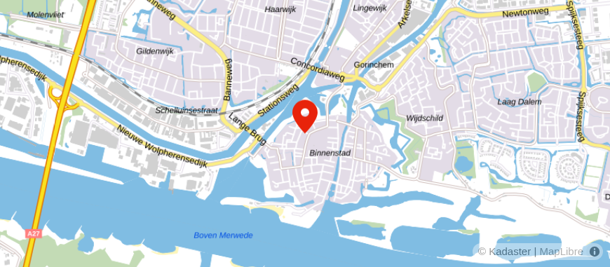 Locatie van Bliek Vooruit