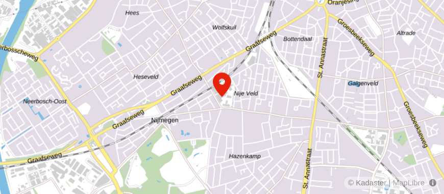 Locatie van Vernooij Makelaardij & Taxaties