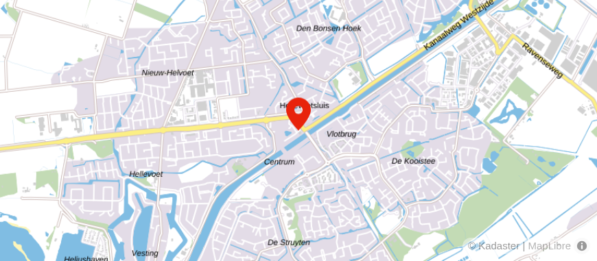 Locatie van Life & Finance Hellevoetsluis