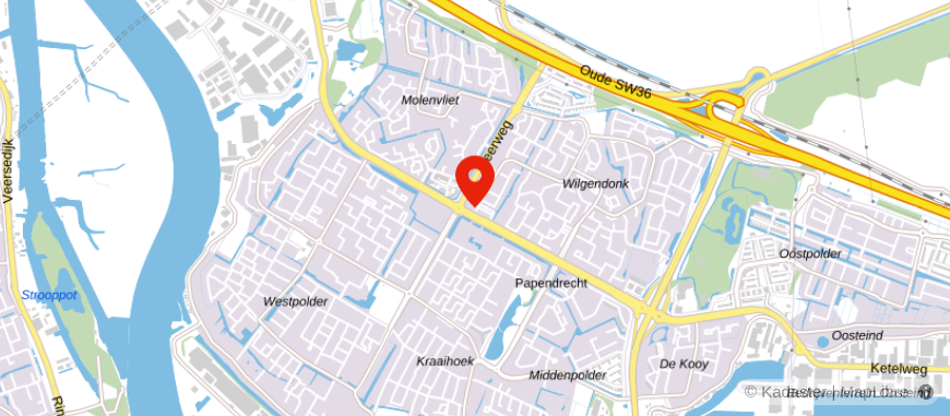 Locatie van Van Ekeren Hypotheken en Verzekeringen Papendrecht