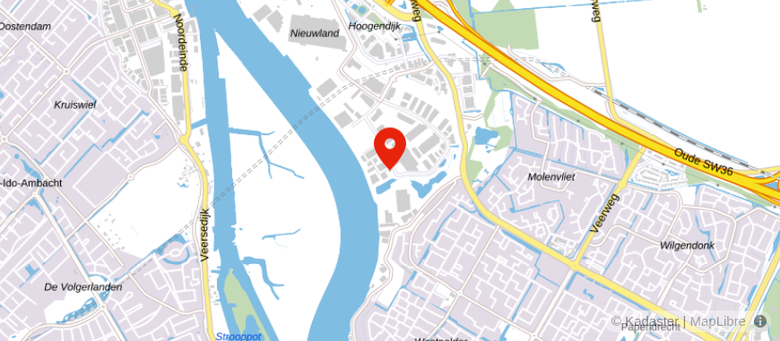 Locatie van Molenaar Cové Makelaars