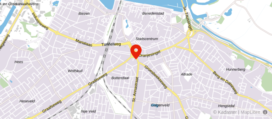 Locatie van Hestia makelaars & taxateurs