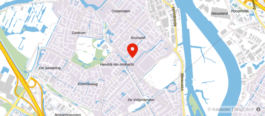 Locatie van Multi Advice H.I. Ambacht