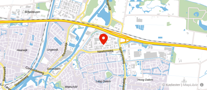 Locatie van Alblasserwaardsche Verzekeringen