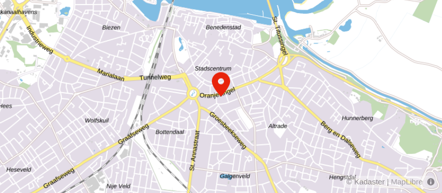Locatie van Beaufort ERA Makelaars