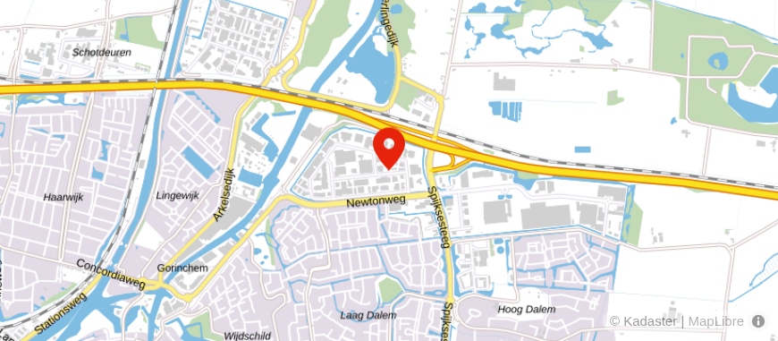 Locatie van aaff Gorinchem