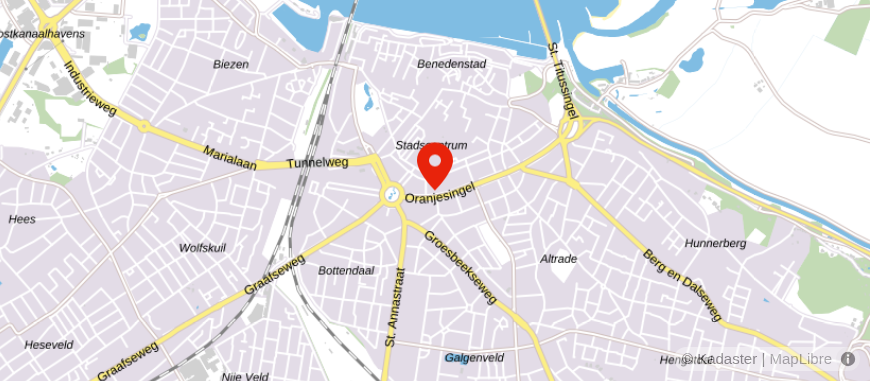 Locatie van Van Lanschot Nijmegen