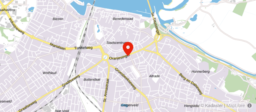 Locatie van Hekkelman Advocaten & Notarissen