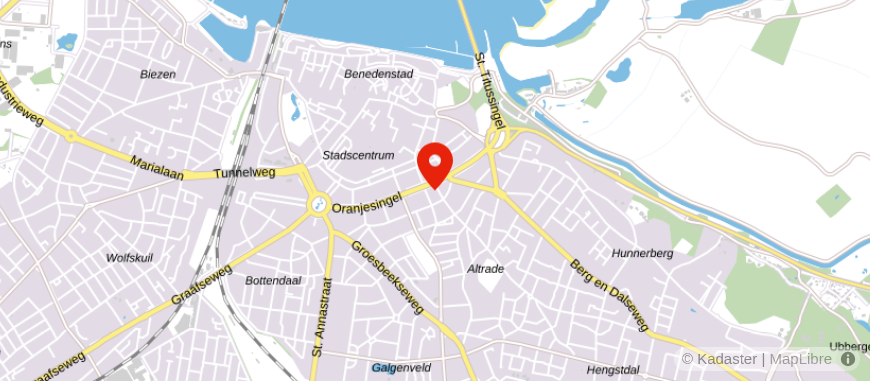 Locatie van De Hypotheekshop Nijmegen Canisiussingel