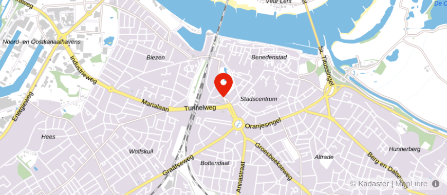 Locatie van Hypotheek Visie Nijmegen