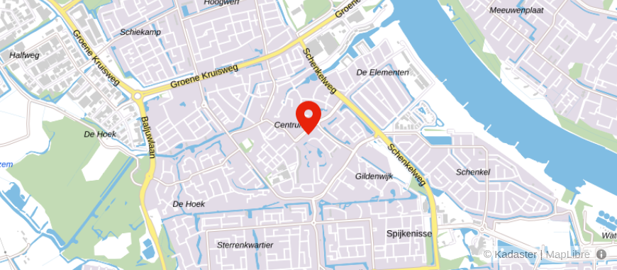 Locatie van Vaes Finance
