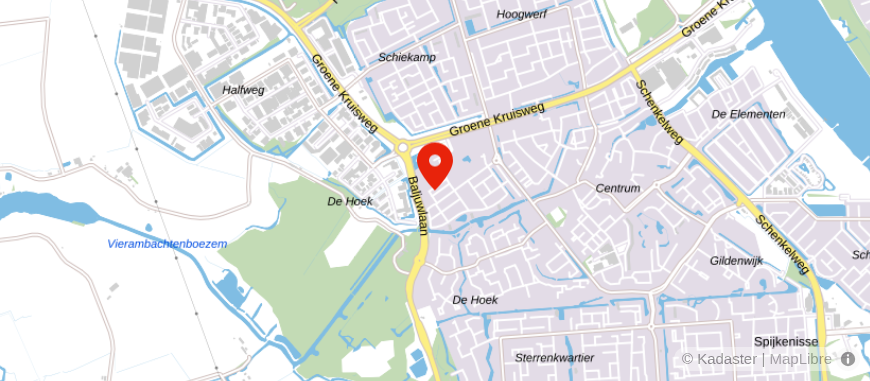 Locatie van Blauwhuis Advies
