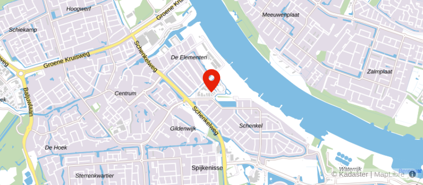 Locatie van Theco & Van den Baard Administratiekantoor