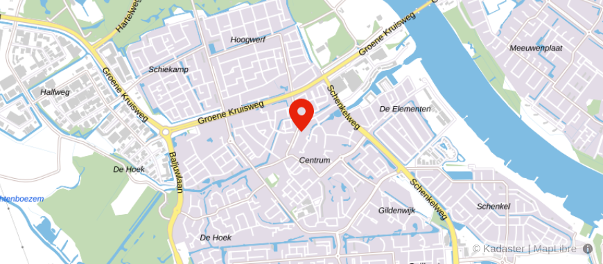 Locatie van De Hypotheker Spijkenisse