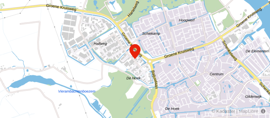 Locatie van Hurkmans & Van Willigen