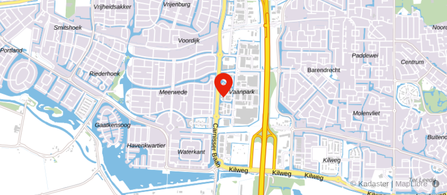 Locatie van Tinke Assurantiën Barendrecht