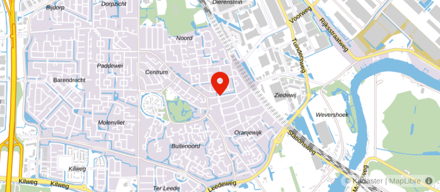 Locatie van Notariskantoor Groenveld en van Houdt