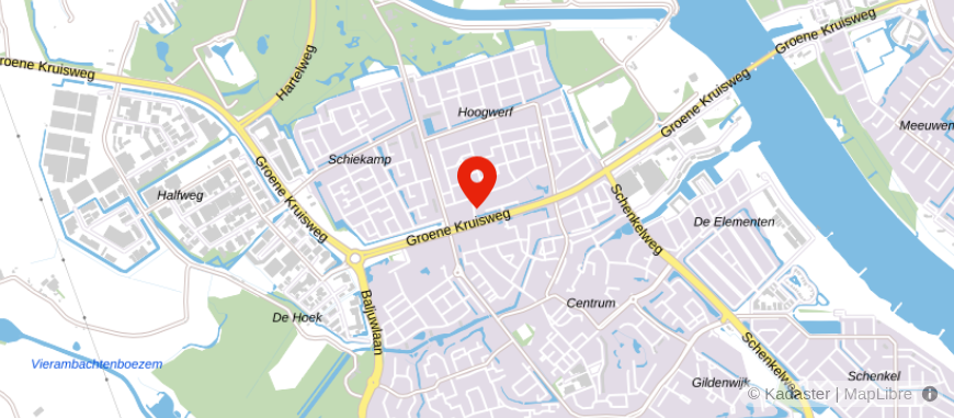 Locatie van Veldsink – Driekleur Spijkenisse