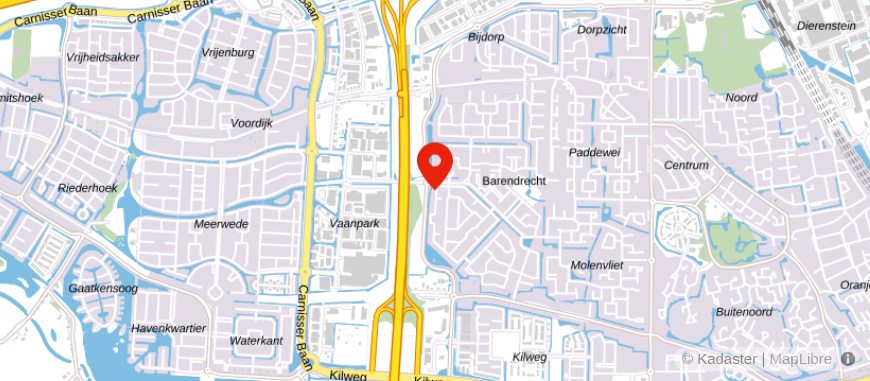 Locatie van Kuijt Makelaardij