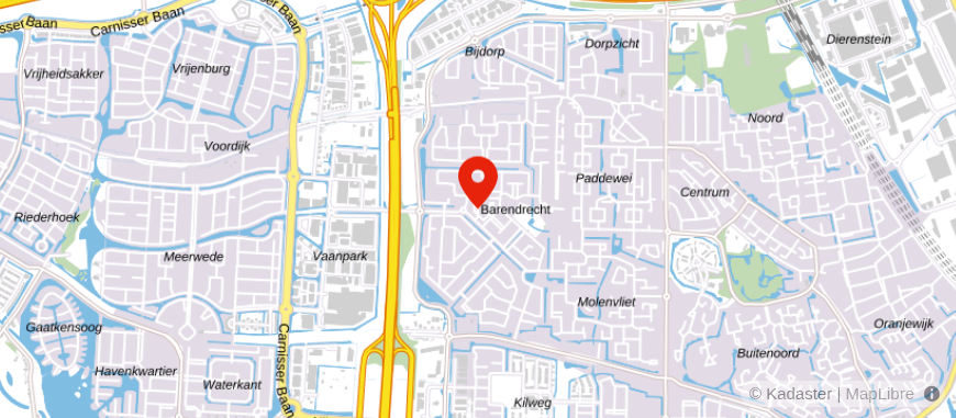 Locatie van Uitvaartverzorging Yvonne Jonker