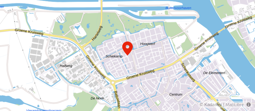 Locatie van HYP.NL Spijkenisse