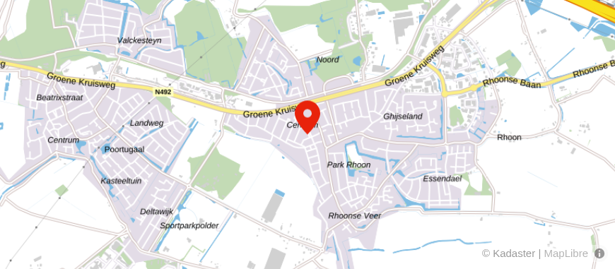 Locatie van Hypotheek Info Punt / Rijnmond