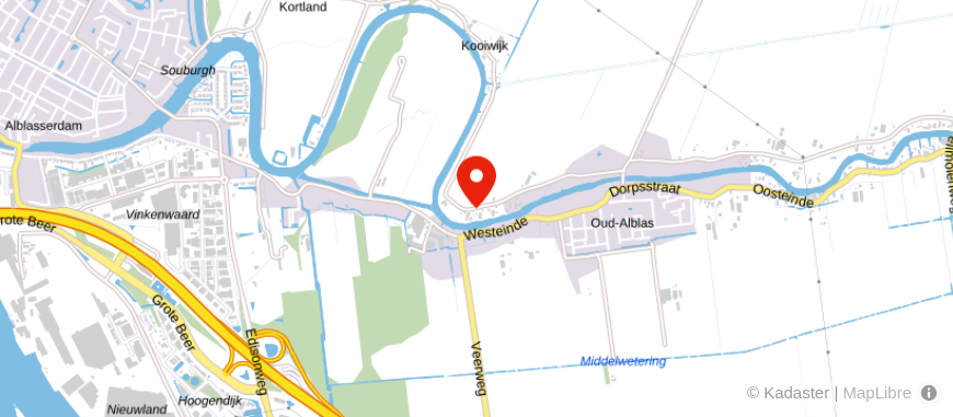 Locatie van Van der Starre & Partners