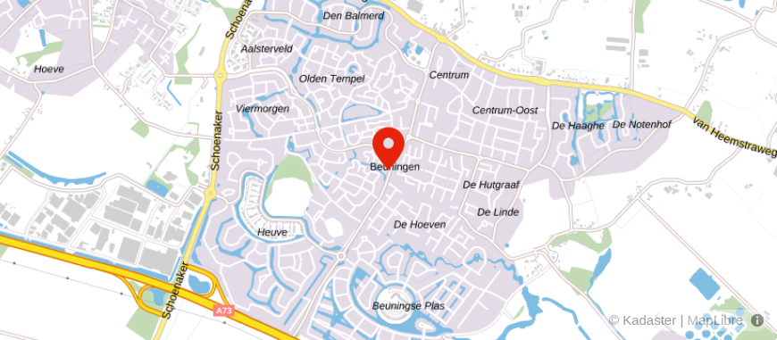Locatie van Konings Maters