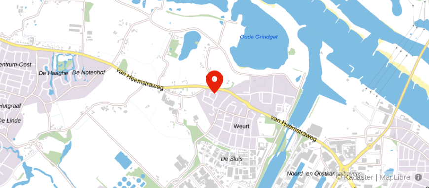 Locatie van Van Heteren Taxaties