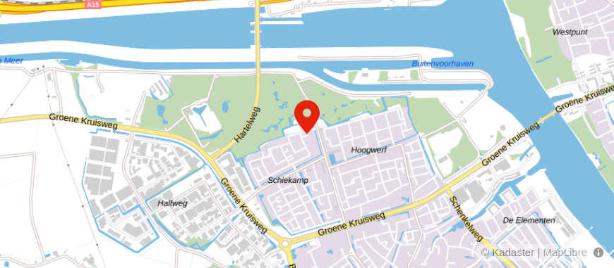 Locatie van Andex