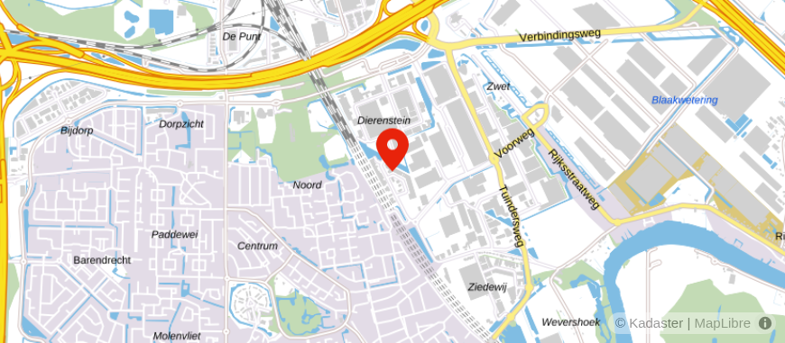Locatie van ABC-Kwakernaat