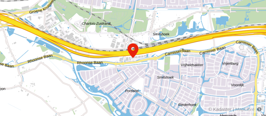 Locatie van Vita Hypotheekadvies Rhoon
