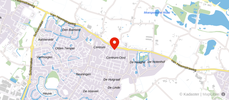 Locatie van Uw Huismakelaar Hypotheken