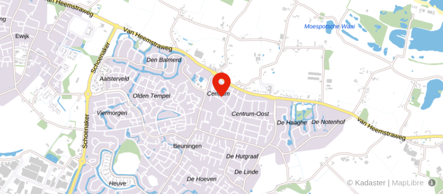 Locatie van Vrolijks Advies