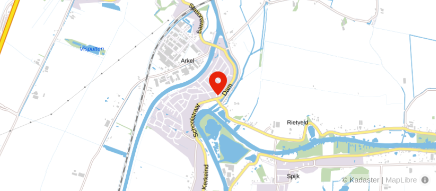 Locatie van ArkelStad notarissen