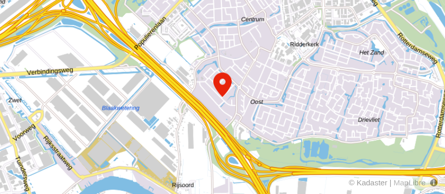 Locatie van Accountantskantoor W. Bakker