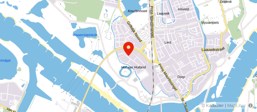 Locatie van ASN Bank Lent