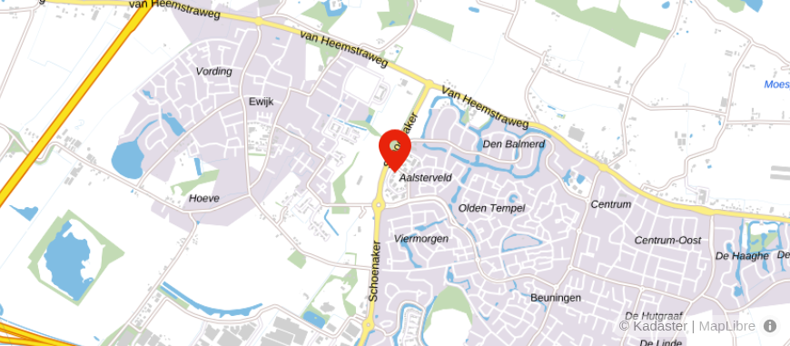 Locatie van Barten / Gerrits Groep