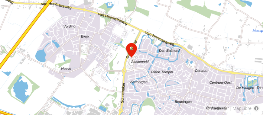 Locatie van Kaliber Adviseurs