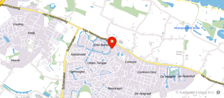 Locatie van Van Dooren Assurantiën